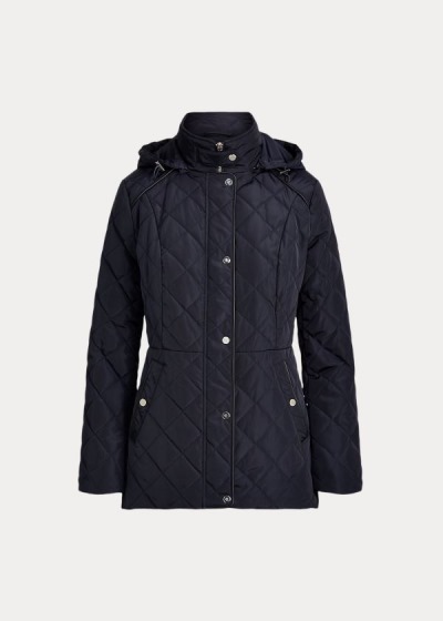 Women's Ralph Lauren Quilted Hooded Jackets | 049536JKB